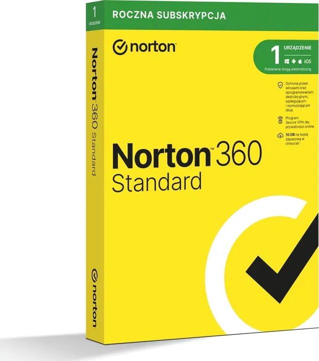 Norton 360 Standard 1-Device + 10 GB Cloudstorage 1 year
